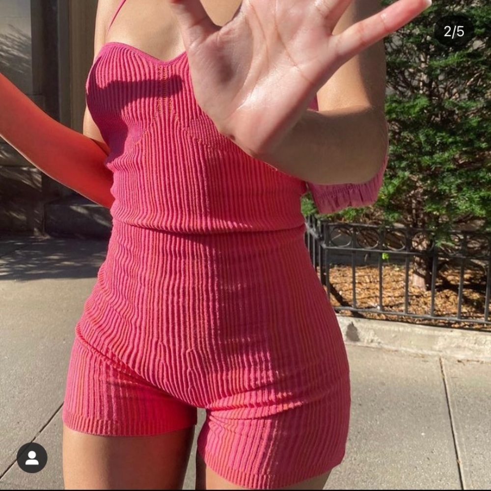 SOLD OUT JACQUEMUS RIBBED PLAYSUIT/ROMPER